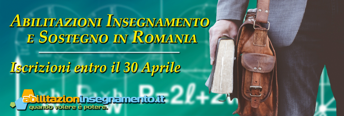 Abilitazione insegnamento e sostegno 30 Aprile 2018