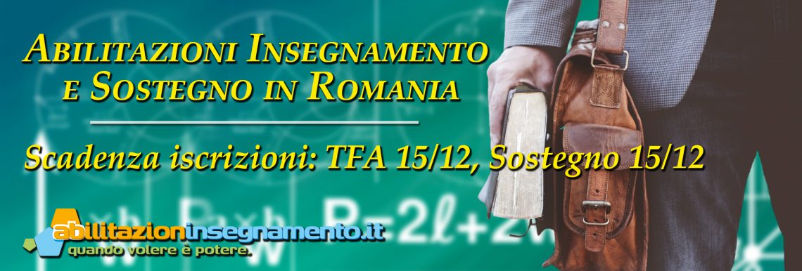 corsi abilitazione insegnamento e sostegno